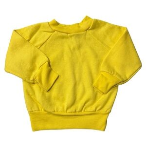 VINTAGE Bright Yellow Sweatshirt
